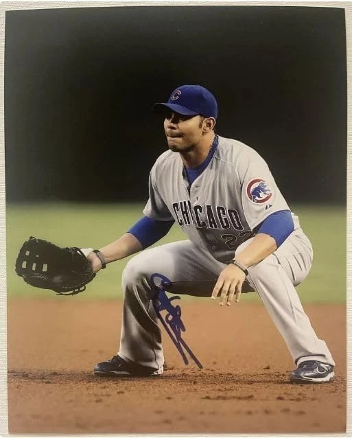 Foto brillante autografiada firmada por Carlos Peña de 8x10 de los Chicago Cubs Foto 1 de 1