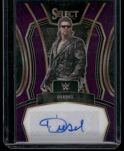 2024 Select WWE Diesel #LS-DSL Legendary Signatures Purple Prizm/35 - Imagen 1 de 2