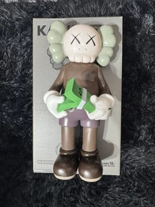 Kaws Companion Counting Money Action Figure Brown Deco Art Toy Gift 12in ✅ - Picture 1 of 2