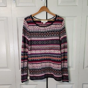 L.O.G.G. Suéter Colorido Label Of Graded Goods Mujer Fair Isle Talla Med Alpaca - Imagen 1 de 9