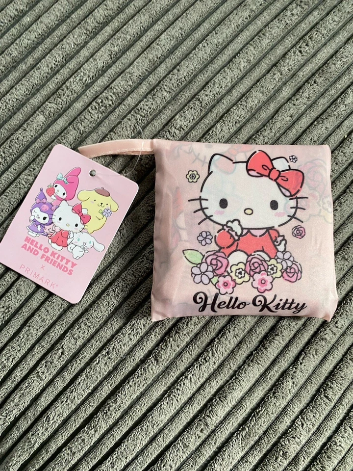 Small Hello Kitty Fold Up Nylon Shopping Bag - Image 1 of 2