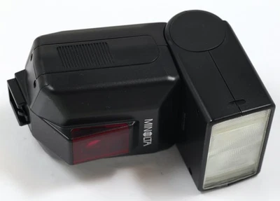 Minolta 3600HS D Flash Speedlight Sony Alpha Maxxum HSS Wireless GN36 Works - Image 1 of 4