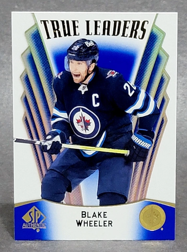 2021-22 SP Authentic True Leaders Blue #TL-19 Blake Wheeler - Image 1 of 2