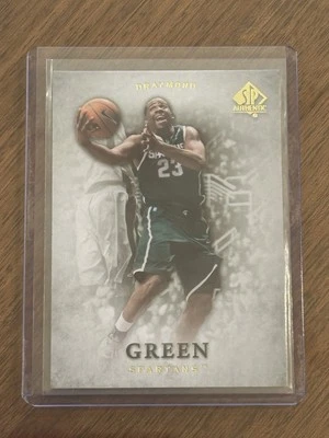2012-13 SP Authentic Draymond Green Rookie RC Michigan State Spartans Warriors - Image 1 of 2