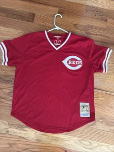 Camiseta deportiva Mitchell & Ness 1983 Johnny Bench #5 MLB Cincinnati Reds #5 para hombre - Imagen 1 de 7