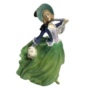 Figura Royal Doulton “Autumn Breezes” HN 1913, RN #835666 Hecha en Inglaterra. - Imagen 1 de 6