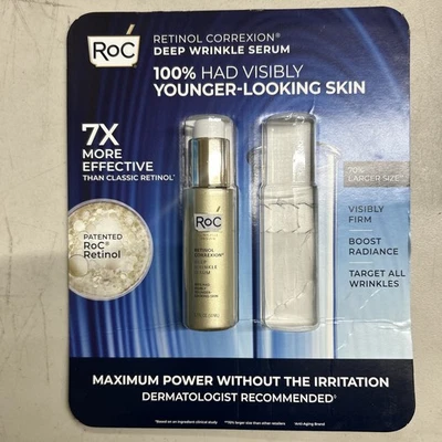 RoC Retinol Correxion Deep Wrinkle Retinol Face Serum 1.7 FL Oz NEW - Image 1 of 2
