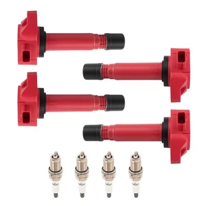 4x Ignition Coil + 4x Spark Plug for Honda Civic 1.8L L4 2006-2011 30520RNAA01 - Picture 1 of 14