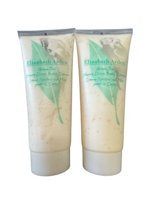 Lote de 2 gotas de miel de té verde Elizabeth Arden crema corporal 3,3 oz cada una Foto 1 de 2