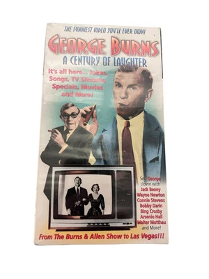 George Burns A Century of Laughter(VHS 1996)RARE VINTAGE New Sealed - Image 1 of 3