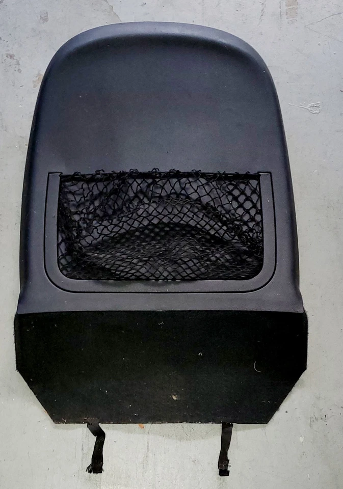 Cubierta del panel de moldura del asiento del conductor delantero izquierdo Kia Optima 2016-2020 OEM negra usada Foto 1 de 4