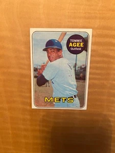 1969 TOPPS BASEBALL #364 TOMMIE AGEE!! NICELY CENTERED!! $1 SHIPPING!! - Picture 1 of 2
