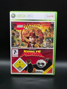 Lego Indiana Jones + Kung Fu Panda Bundle Copy Xbox 360 - Picture 1 of 5