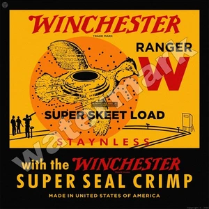 Winchester Ranger Super Skeet Load 12" x 12" Metal Sign - Picture 1 of 1