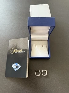 Ohrringe Weißgold 585 0,25 CT Klappcreolen - Bild 1 von 5