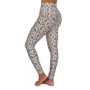 Leggings Yoga Vita Alta Fitness | Floreale Floreale Floreale (KT-124) - Foto 1 di 25