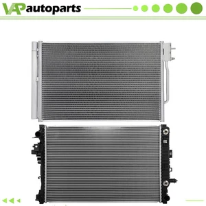 For 2016 17-2018 Chevrolet Malibu 1.5L l4 Aluminium Radiator & A/C Condenser Kit - Picture 1 of 12