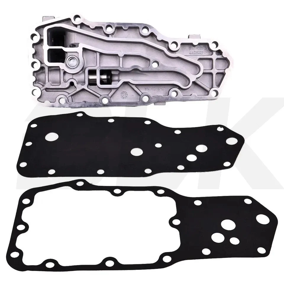 Cabezal de soporte de filtro de cubierta de enfriador de aceite para Dodge RAM Cummins 5,9 L 6B 4B 89-02 3,9 L Foto 1 de 4