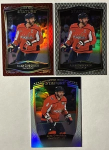 Lot of 3 ALEX OVECHKIN UD STATURE 23/24 Red /375 + Base 23/24 + 24/25 Base #14 ! - Picture 1 of 9