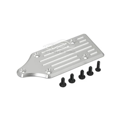 TSRC Heckunterbodenschutz-Block-Set Silber für 1/5 Rofun RV KM Losi 5ive T RC - Bild 1 von 4