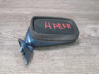 1984-1991 PORSCHE 928 S FRONT RIGHT SIDE VIEW EXTERIOR DOOR MIRROR BLUE - Image 1 of 4