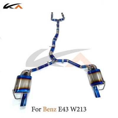 KA Catback Exhaust For Benz E43 W213 3.0T Titanium Alloy Rear Section - Image 1 of 4