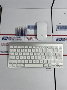 Apple A1314 & A1296 Wireless Keyboard & Mouse +Batteries-SAME DAY-WARRANTY / - Picture 1 of 6