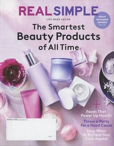 REAL SIMPLE Magazine - March 2020 / Smartest Beauty Products All Time / 132 pgs - Picture 1 of 1