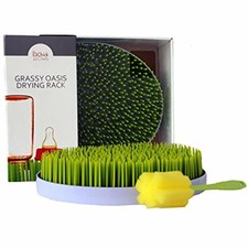Grassy Bottle Accessories Oasis Countertop Drying Rack By ChickChefs- Quick, Of
