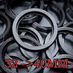 Convertitori basi rotonde da 32 a 40 mm stampati in 3D basi in plastica Wargaming Warhammer - Foto 1 di 11