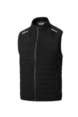 Sparco Frame Bodywarmer Vest Windproof Lightweight Black / Navy Blue - Image 1 of 3