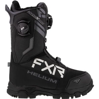 Botas de moto de nieve FXR Helium Dual BOA negras talla 12M Foto 1 de 2
