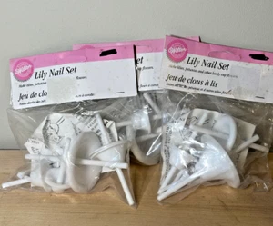 Wilton Lily Making Nail Set 12 Total (3 bags) 2002 Multiple Sizes NOS - Picture 1 of 2