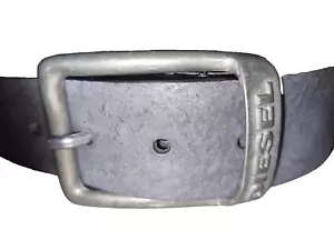 DIESEL Herren Gürtel Bannys Cintura 75cm Echtleder Schwarz Designer - Bild 1 von 4