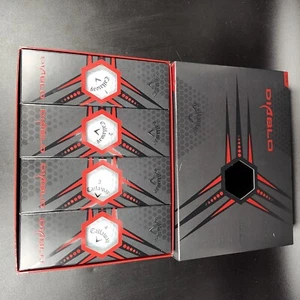Callaway Diablo White Golf Balls 12 Pack - 4 Sleeves - Picture 1 of 4