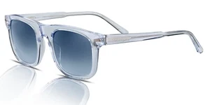 Serengeti Men's Sunglasses Charlton SS576002 Crystal/Mineral Polarised Blue - Picture 1 of 3