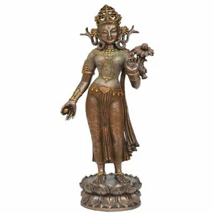 Polyresin Stehende Tara Göttin Idol Statue Figur 30 Cm - Bild 1 von 4