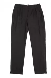 BRUNELLO CUCINELLI Black Lightweight Silk Blend Pull-On Pants Women’s Size 14 - Picture 1 of 18