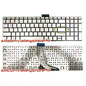 Tastiera Italiana per HP 15S-DY 15S-EQ 15-EF 15S-FQ 15-GW 15-bs127nl Silver - Imagen 1 de 1