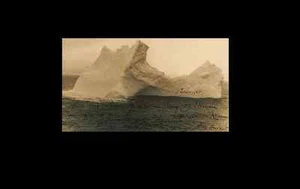 TITANISCHE SINKENDE KATASTROPHE EISBERG HISTORISCHES 1912 FOTO 4 X 7 BILD - Bild 1 von 1