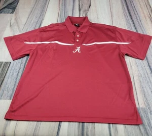 Starter Polo Shirt Mens XL Maroon Alabama Football Embroidered BAMA Crimson Tide - Picture 1 of 10
