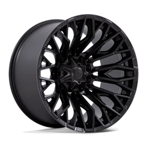 20 Inch Black Wheel Rim Fuel Strike FC865 6x5.5 Lug 20x10 Chevy GMC Toyota 6 Lug - Picture 1 of 1