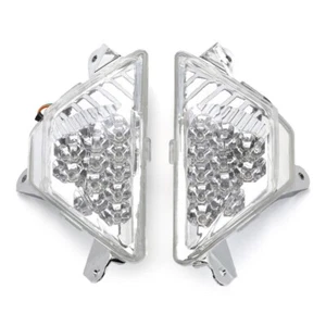 Clear Front LED Turn Signal Light Fit Kawasaki Ninja 300/400/650 ZX6R 2013-2022 - Bild 1 von 7