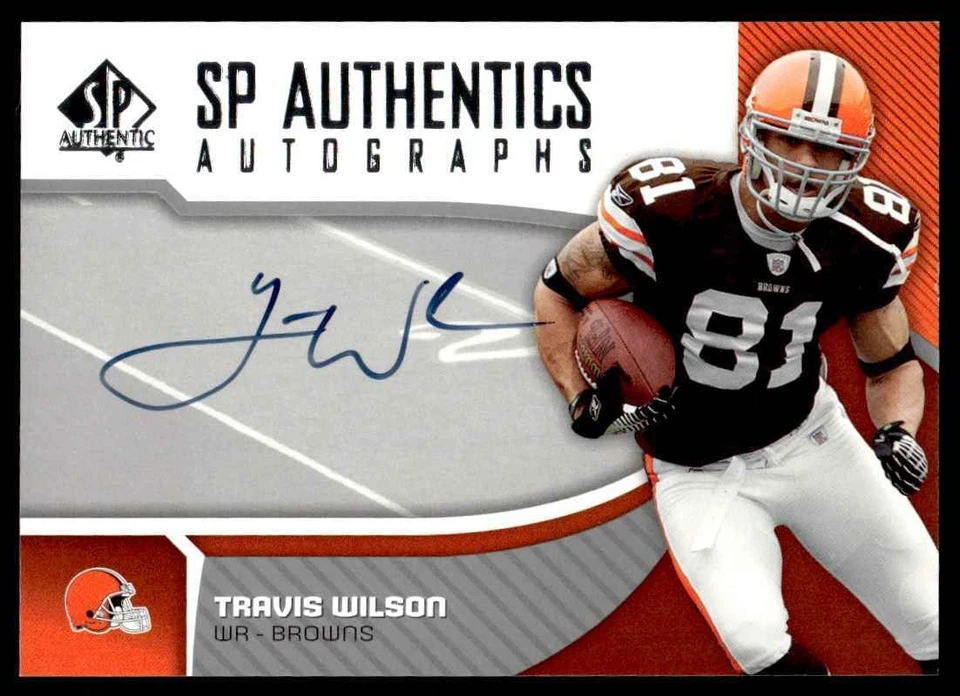 2006 SP Authentic Autographs Travis Wilson Auto Cleveland Browns #SP-TW - Image 1 of 2