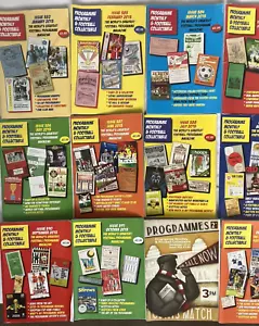ALL 12 COPIES OF PROGRAMME MONTHLY & FOOTBALL COLLECTABLE FROM 2013 - Picture 1 of 13