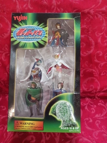 Rare sealed Yujin Gatchaman 5 Figure Collection Box set Battle of The Planets Cover