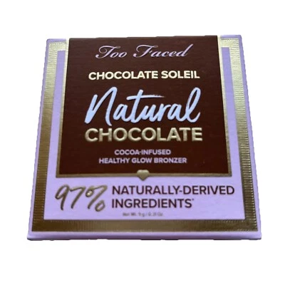 NIB Too Faced COCOA Soleil Natural Chocolate Infused Bronzer Caramel Cocoa - Image 1 of 4
