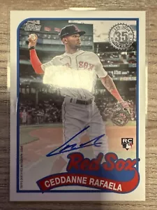 2024 Topps Baseball Update Series Ceddanne Rafaela #89BA-CRA Auto RC - Bild 1 von 1