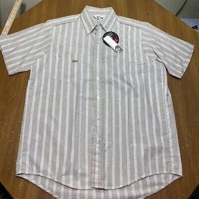 10x Shooting Mens Size Large Reg. Shirt Hunting Button Down Short Sleeve NEW - Image 1 of 4