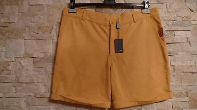 FENDI МУЖСКИЕ БЕРМУДЫ 100% ХЛОПОК ШОРТЫ ЖЕЛТЫЙ ЕС РАЗМЕР 54 США 38 - Изображение 1 из 4